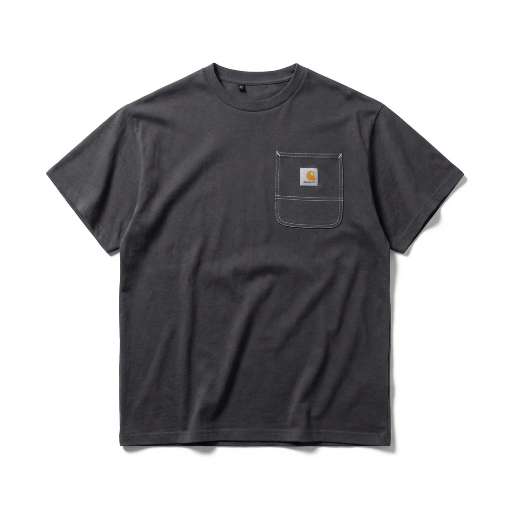 Carhartt workwear style black T-shirt