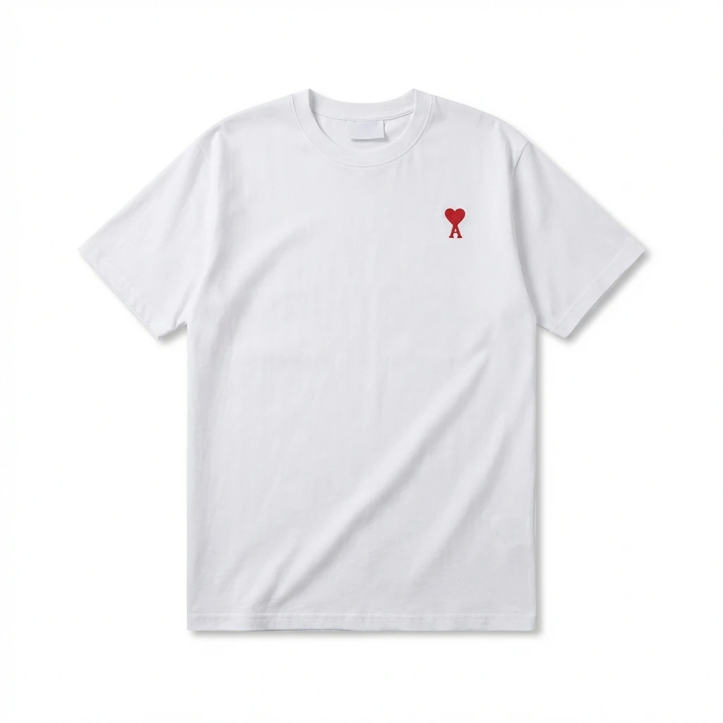 AMI Love Simple White T-shirt