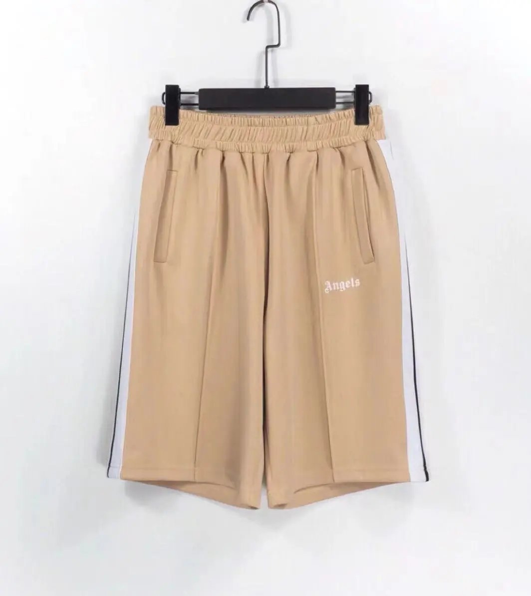 Palm Angels Statement Track shorts Black Side Stripe for Easy Pairing