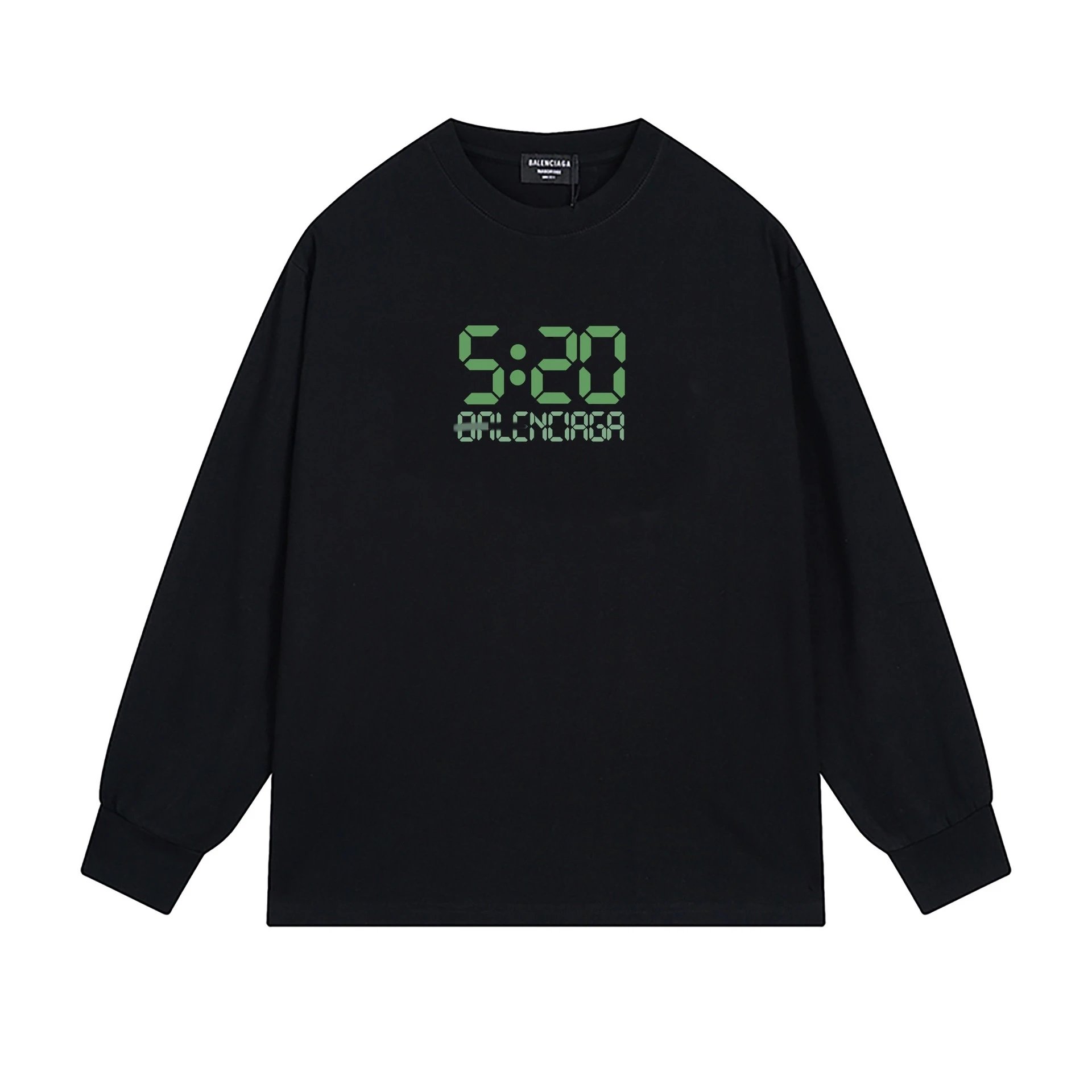 Balenciaga digital style black sweatshirt