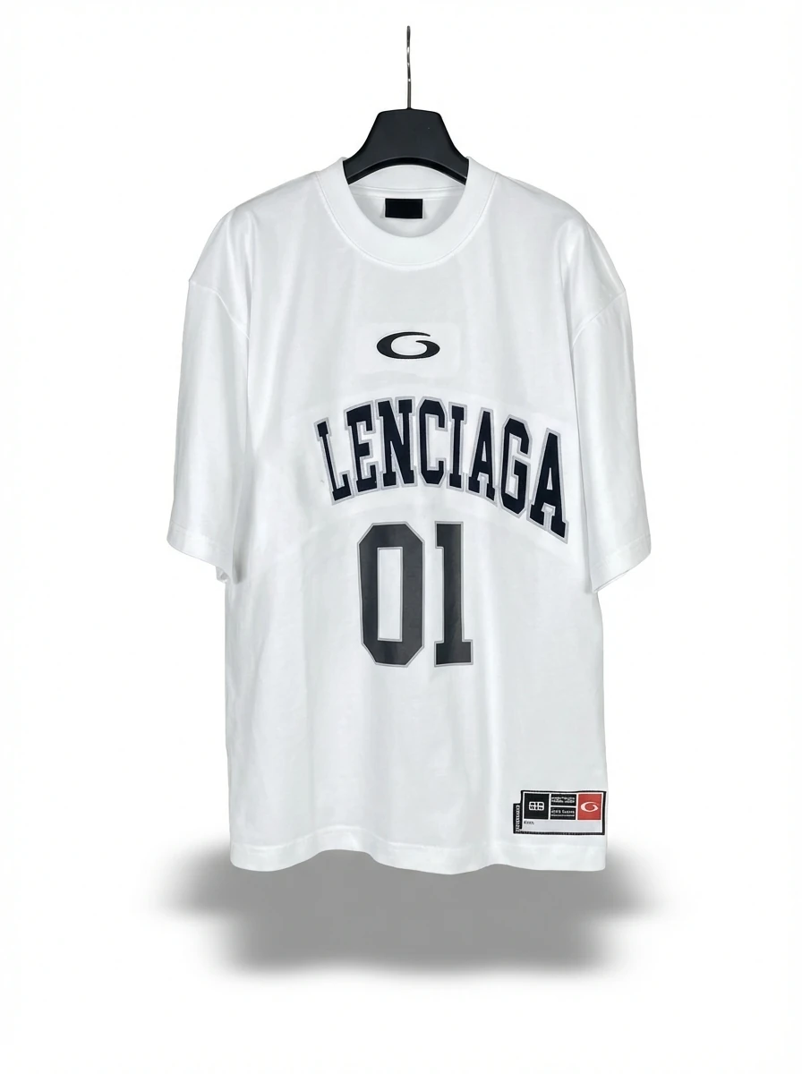 Balenciaga sporty white T-shirt