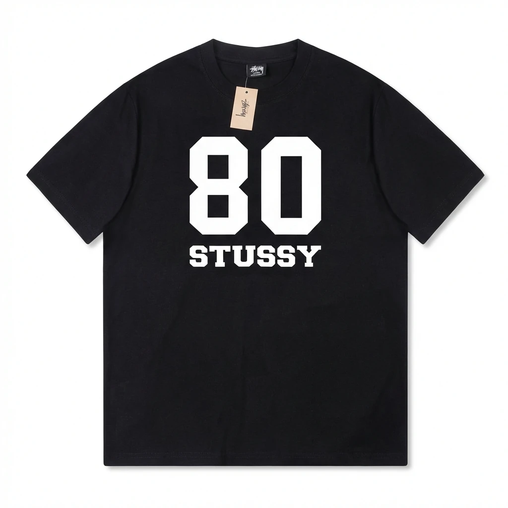 Stussy digital style black T-shirt