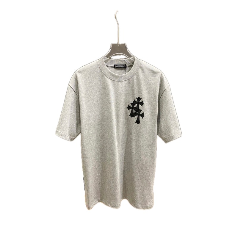 Chrome Hearts Cross Flower Grey T-shirt