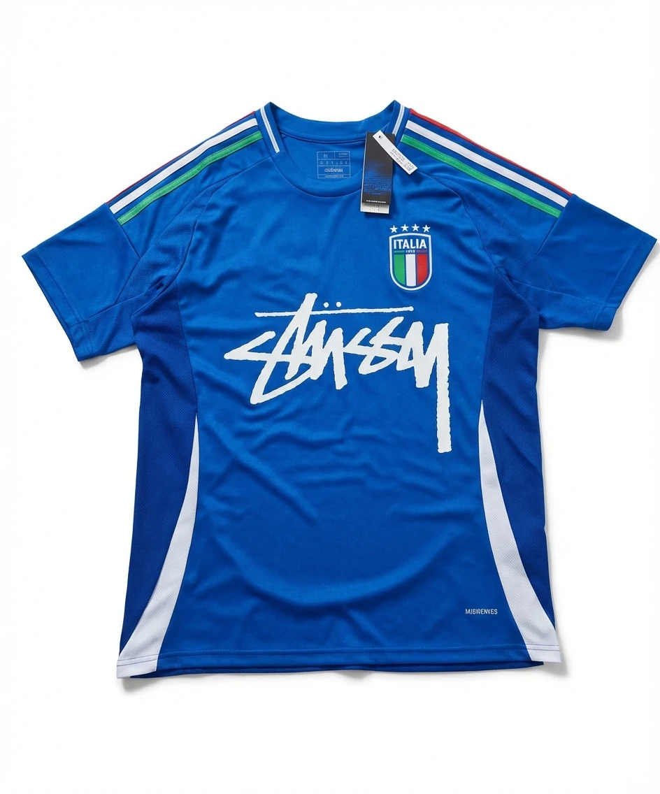 Stussy sporty blue T-shirt