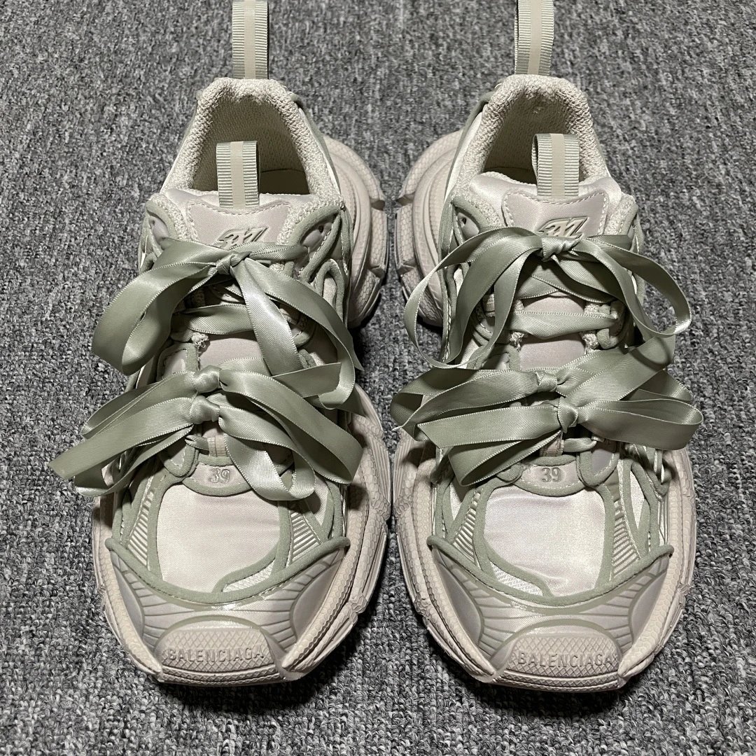 Beige Runner Sneaker by Balenciaga with Beige Layered Runner