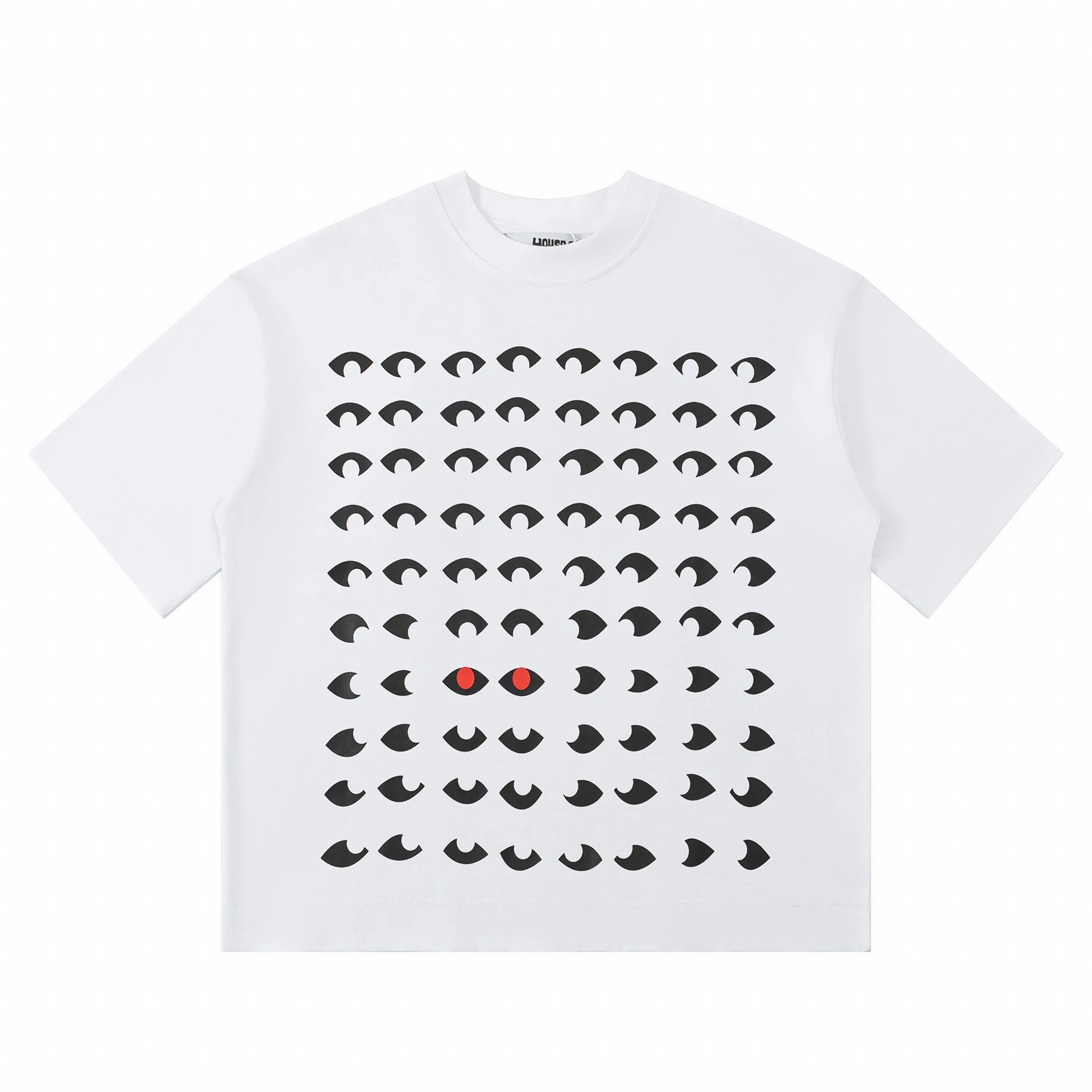House of Errors Eye Print White T-shirt