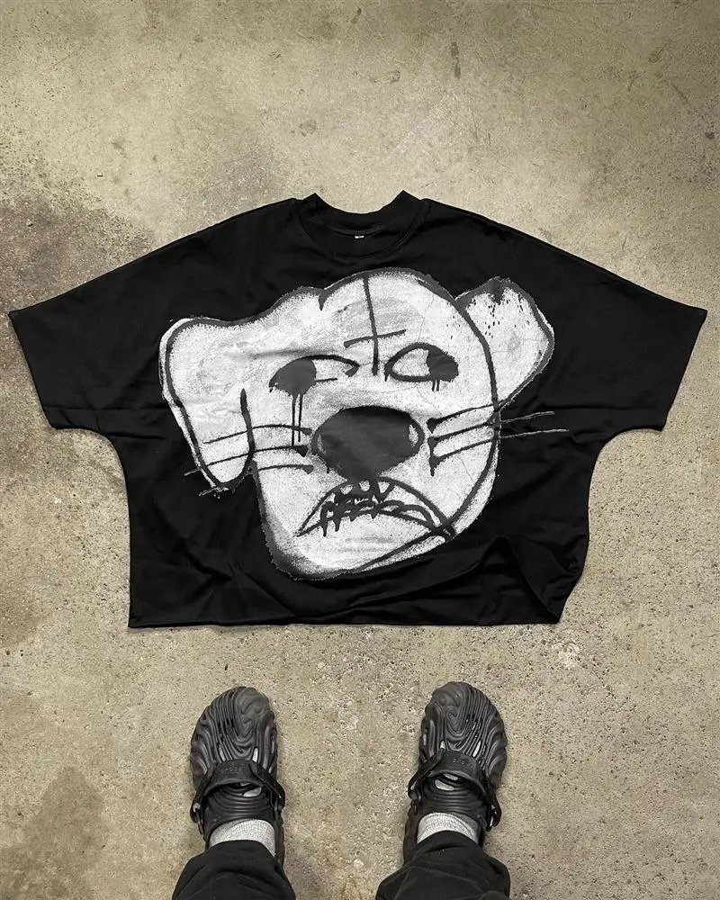 Billionaire Graffiti Style Black T-shirt