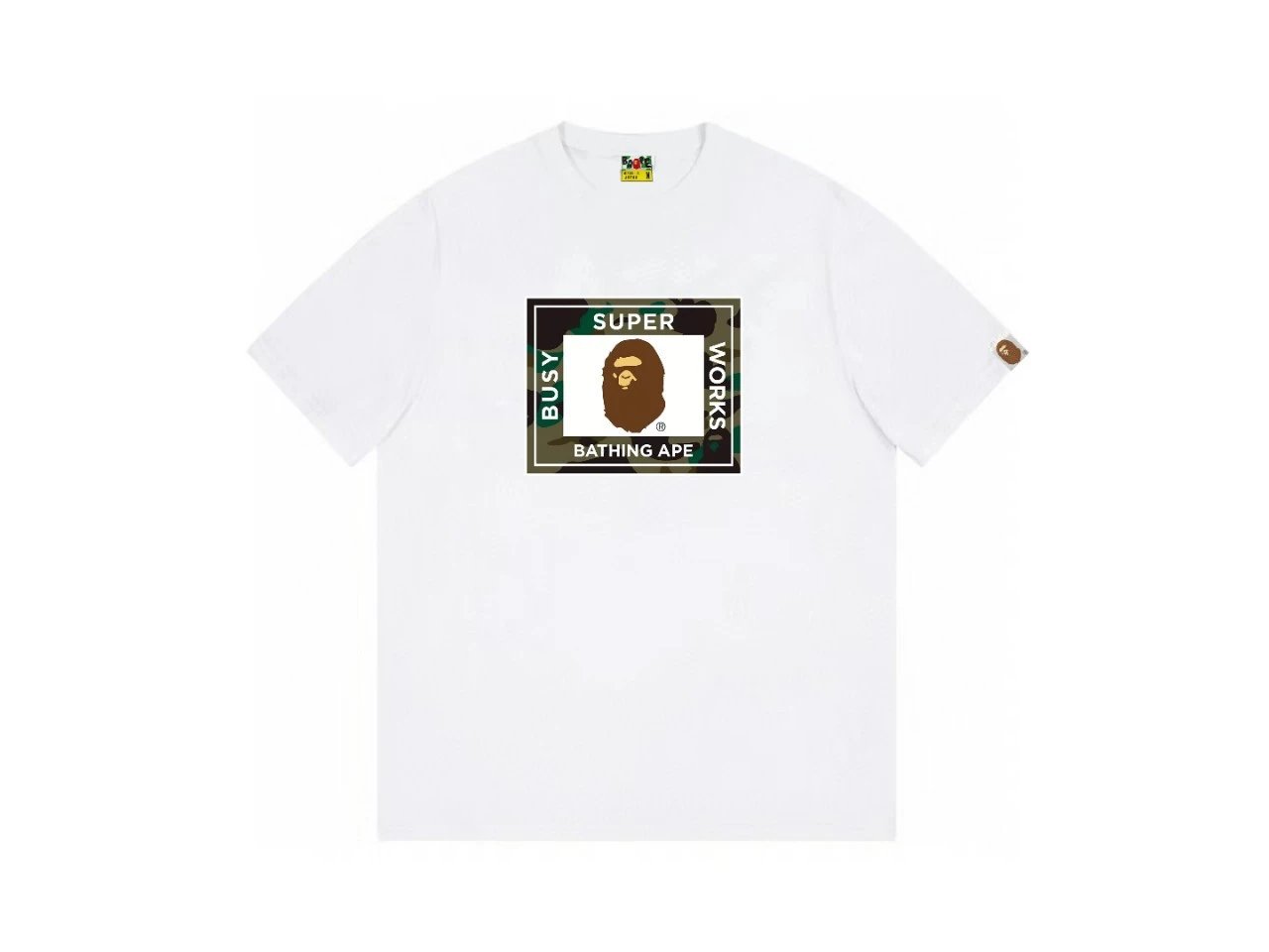 Bape Ape Head Camouflage Style Short-sleeve Shirt