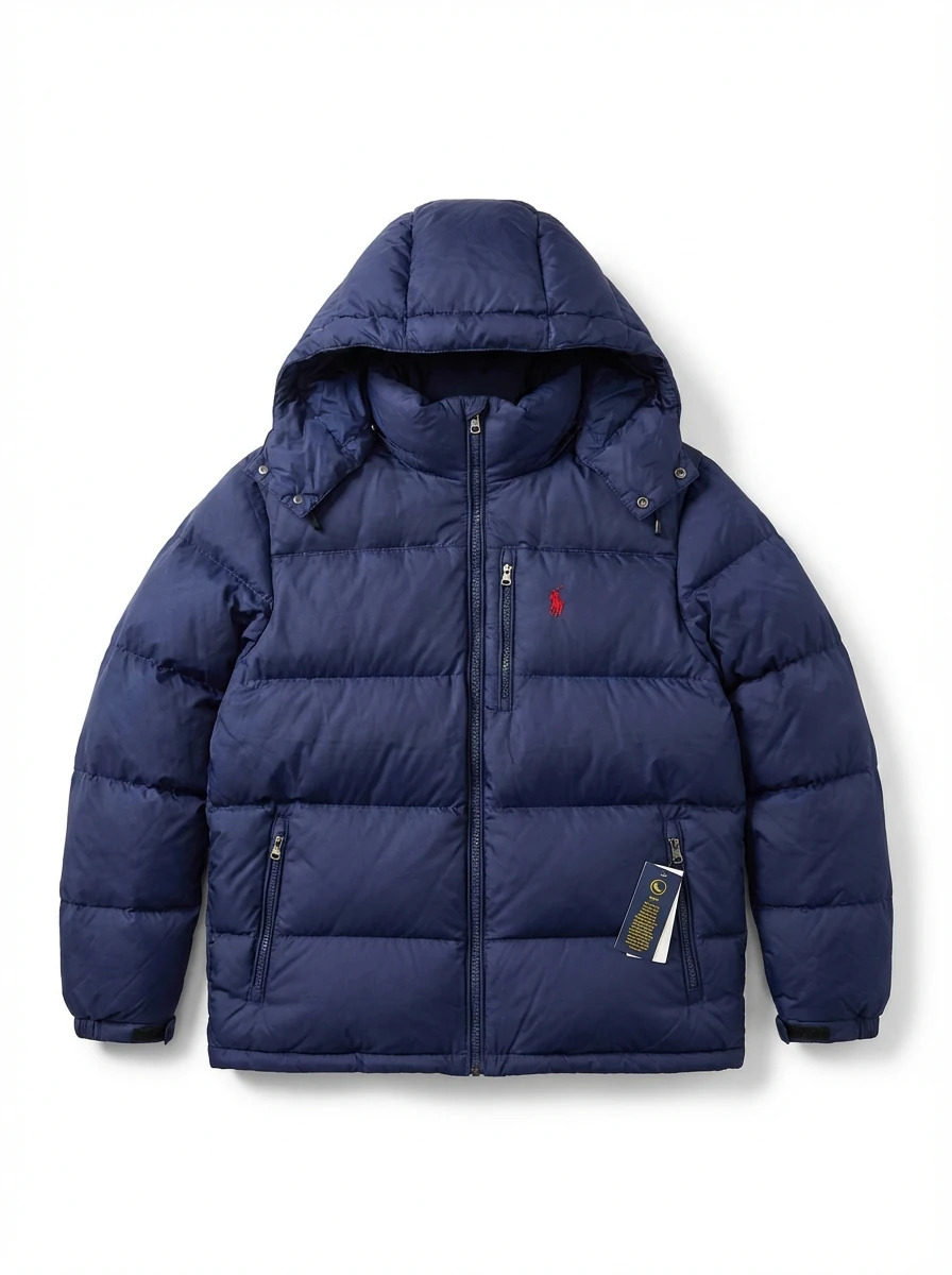 Ralph Lauren trendy brand blue down jacket