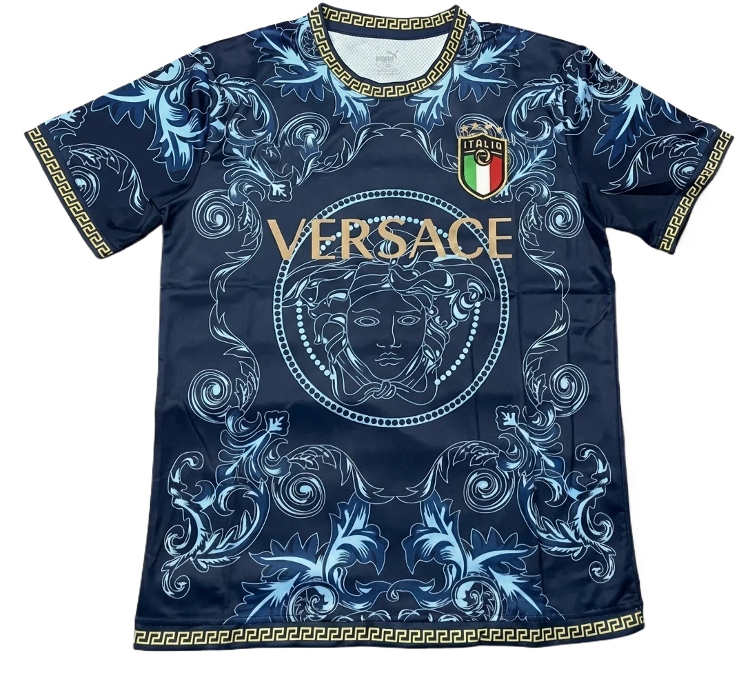 Stussy vintage printed blue short-sleeve shirt