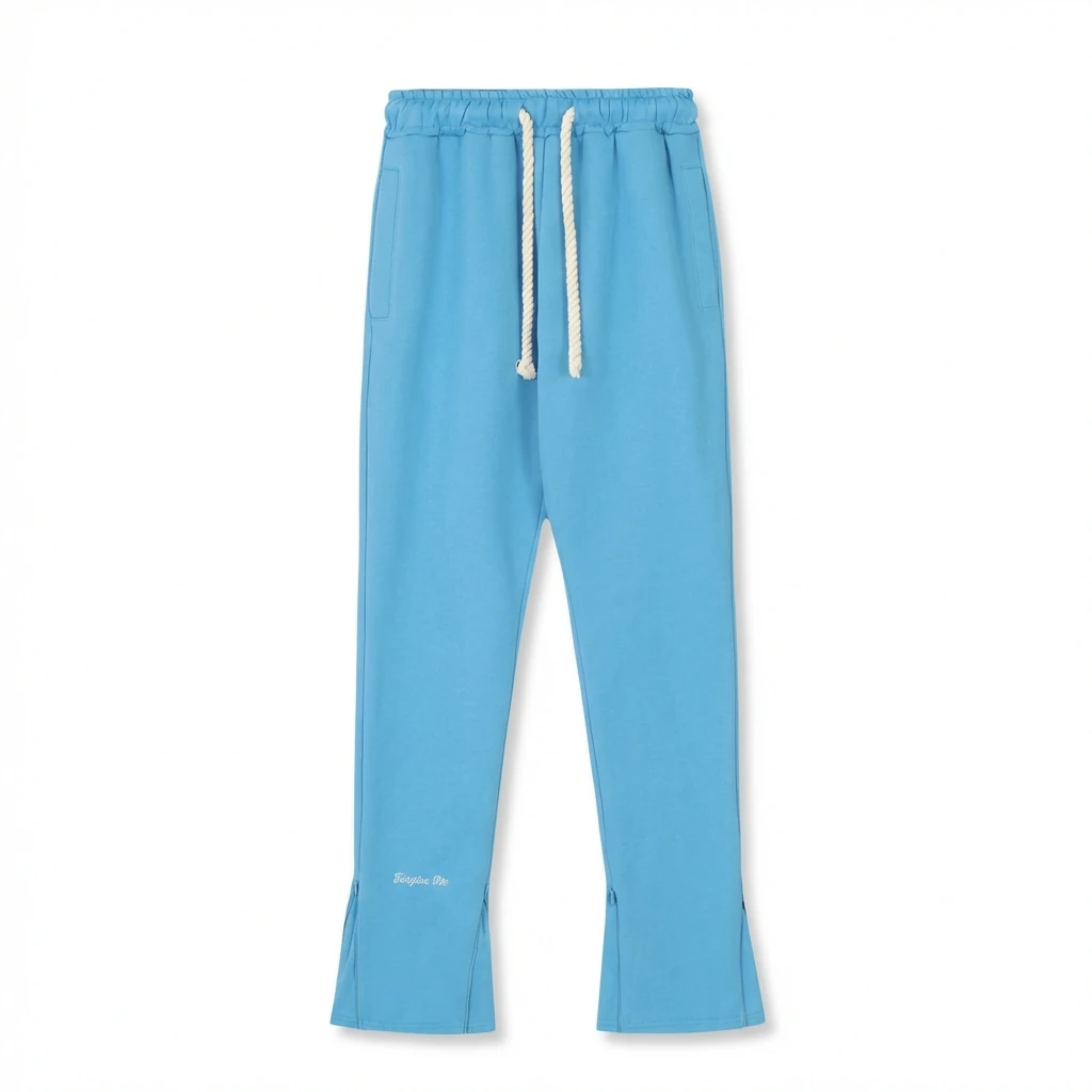 SynaWorld casual style blue sweatpants