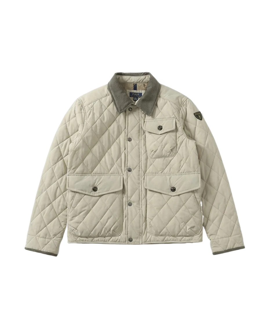 Ralph Lauren quilted retro-style cotton jacket