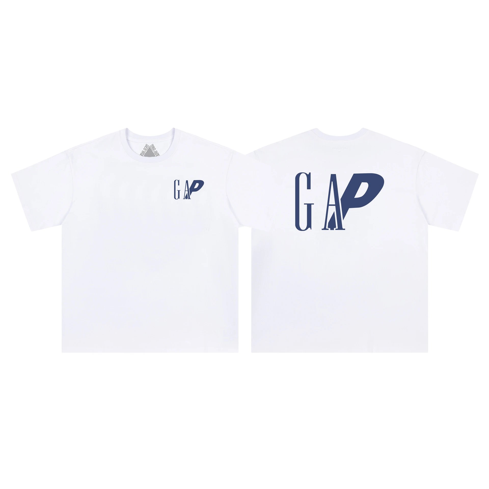 Palace x GAP Street Style White Short-Sleeve T-Shirt
