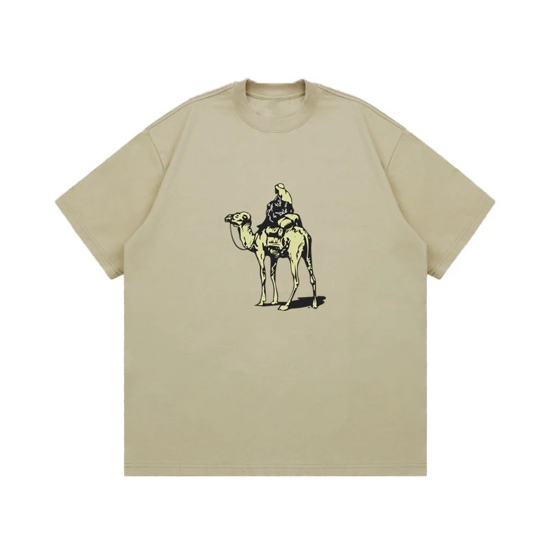 Hermes Travel Horse graphic T-shirt White Equestrian Artwork with Modern Look