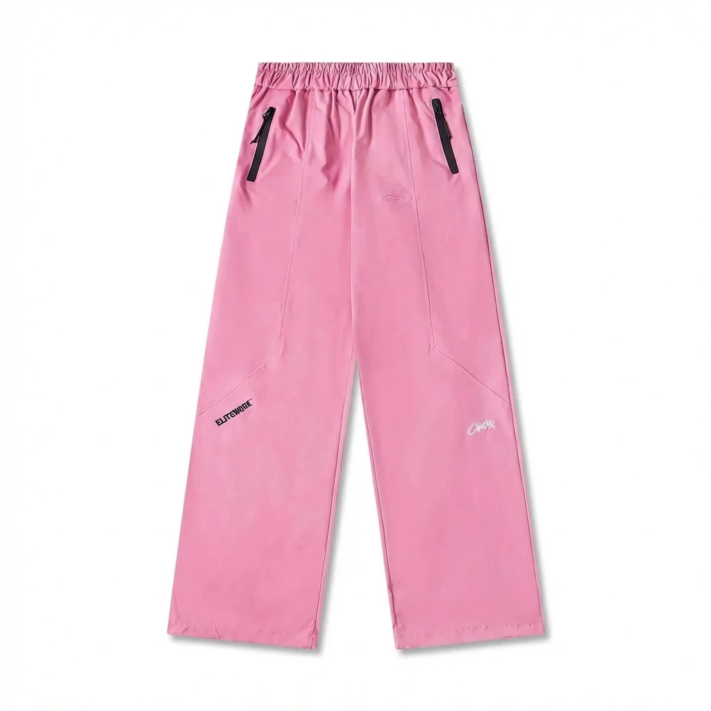 Corteiz Elitework Trendy and Cool Style Pink Pants