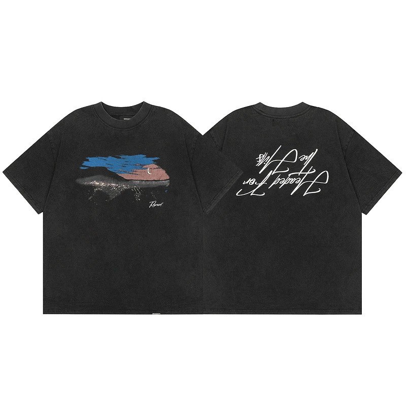 Represent Black Style 851 Owners Club T-Shirt Travel Styling Logo