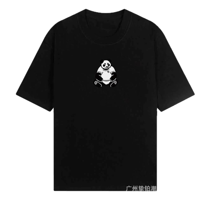 AMI Panda Trend Brand Black T-shirt
