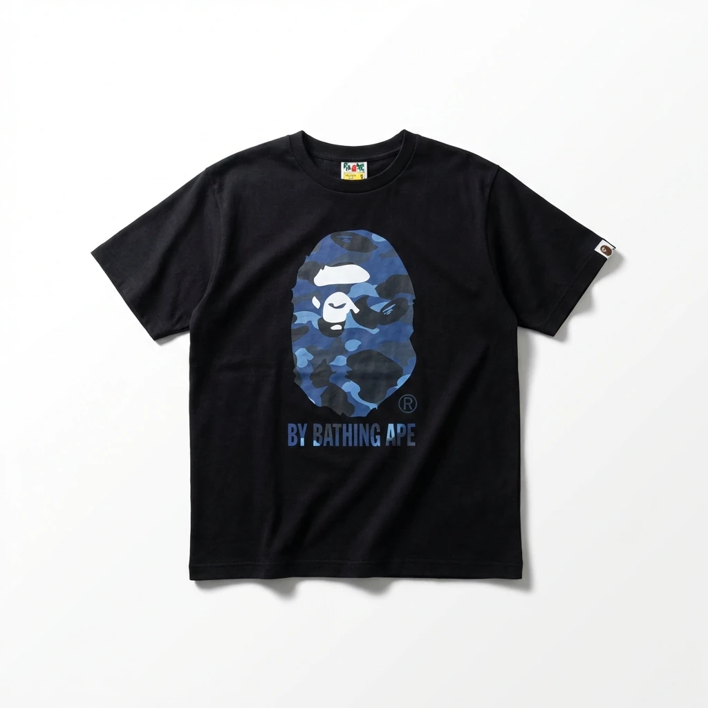 Bape Shark Head Black T - Shirt