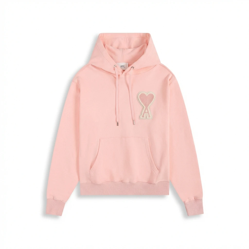 AMI Love Pink Hoodie
