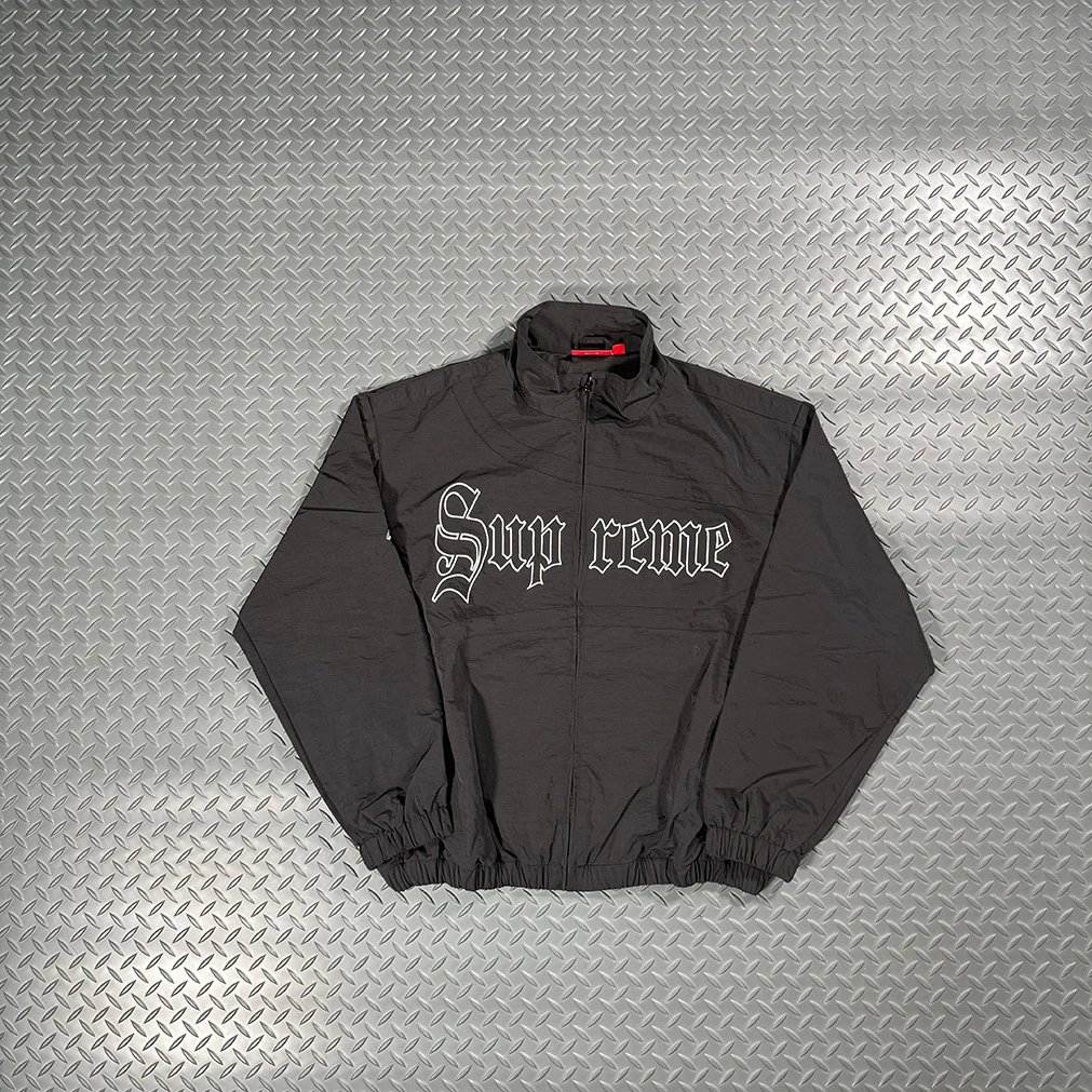 Charcoal Snoop Graphic Zip Track Jacket