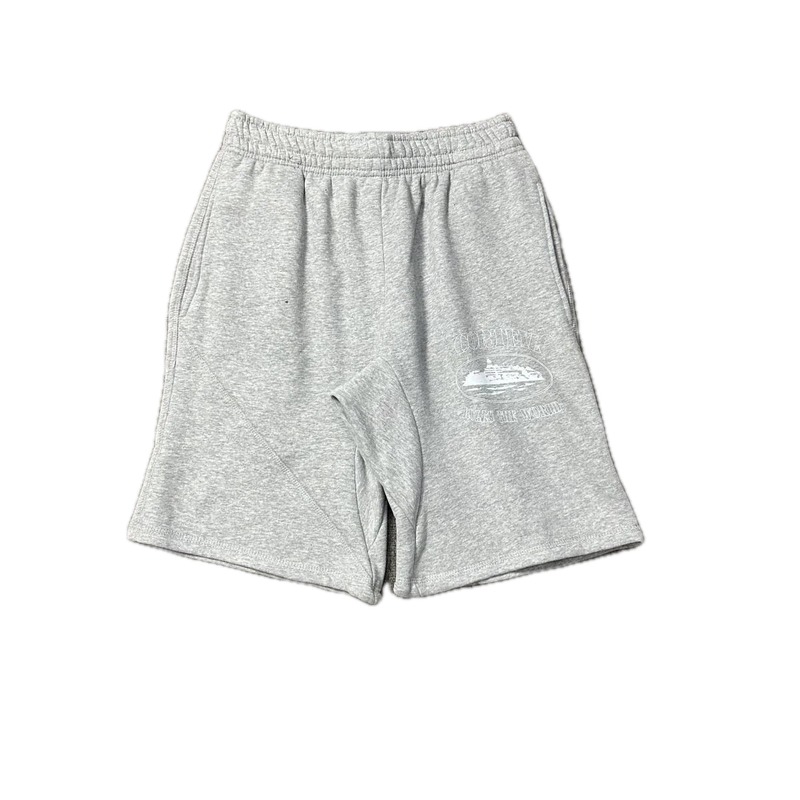 Corteiz vintage-style grey shorts