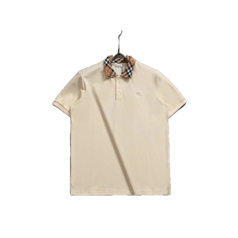 Burberry checkered British style short-sleeve
