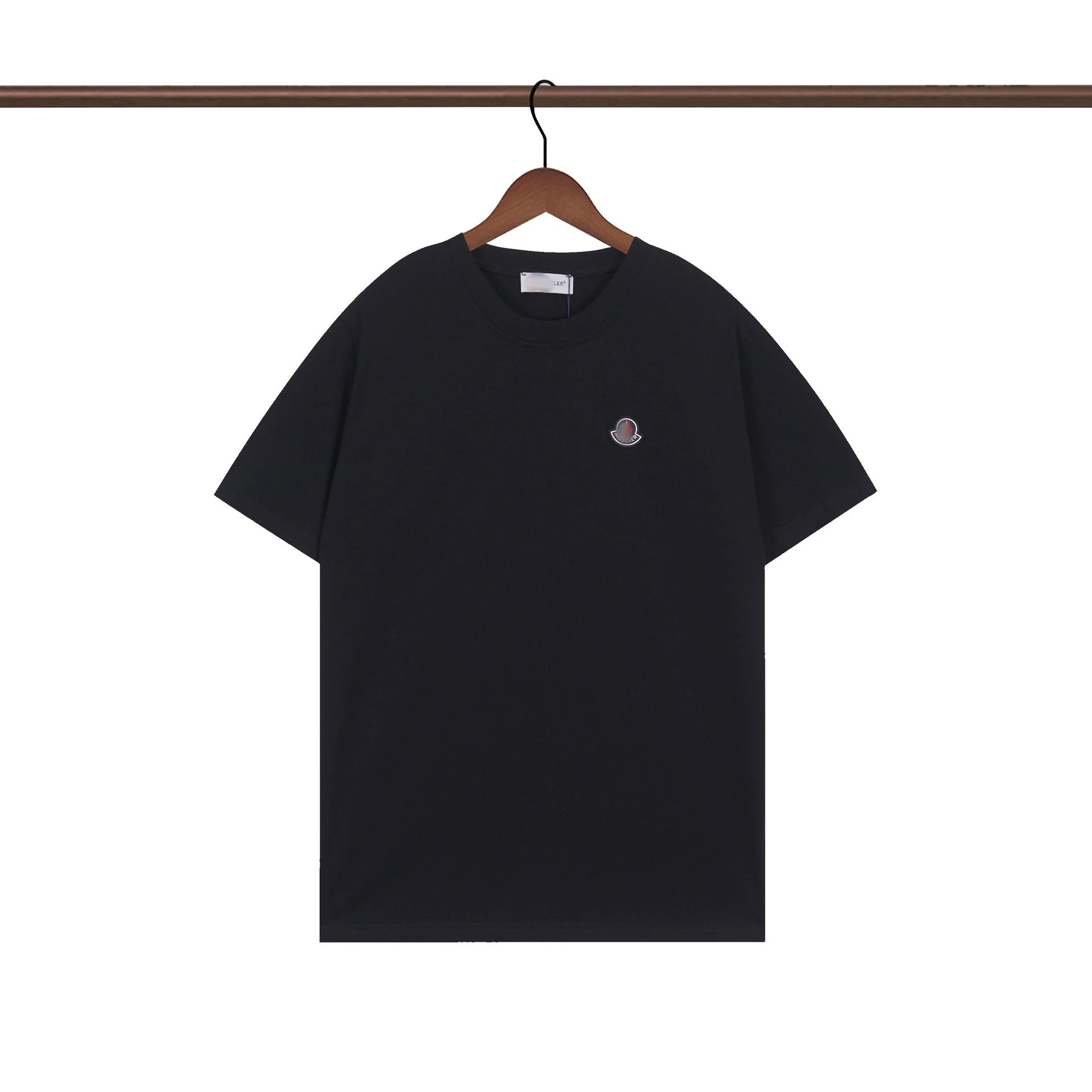 Moncler Classic Minimalist Style Black Short-sleeve T-shirt