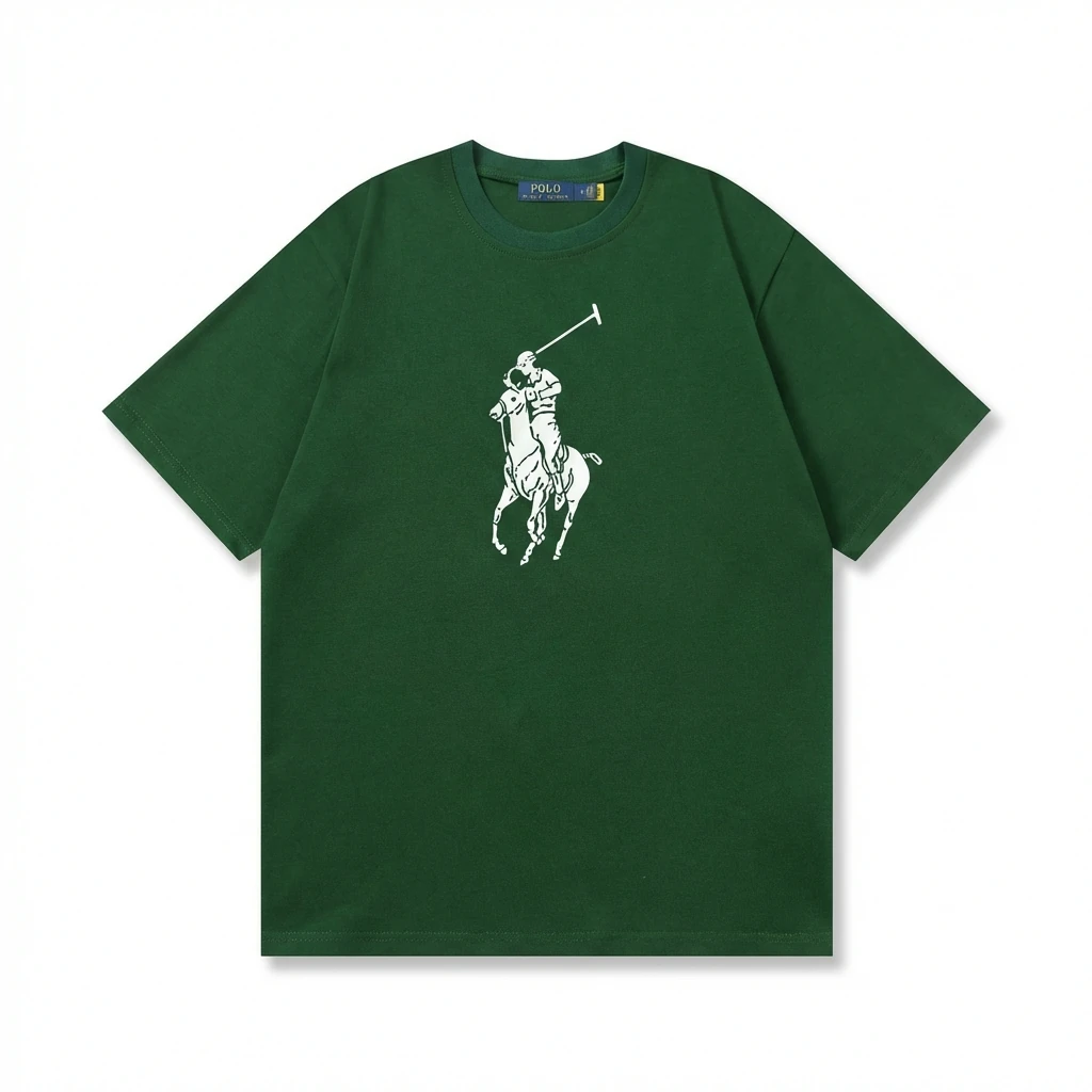 Ralph Lauren Polo vintage-style dark green T-shirt