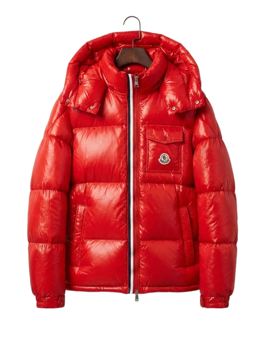 Moncler red fashionable down jacket