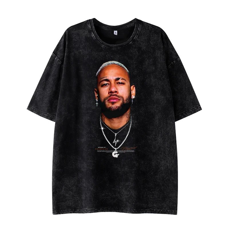 Tupac Streetwear Portrait graphic T-shirt Black Tupac Collage with Logo Accent