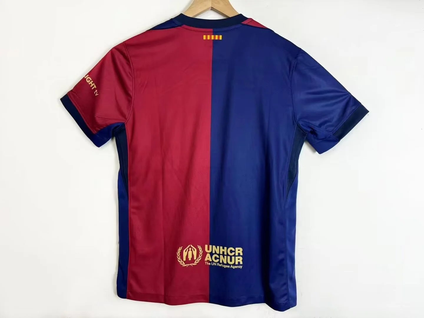 Barcelona Gift Ready Gavi #6 soccer jersey Blue Red Barcelona with Standout Detail