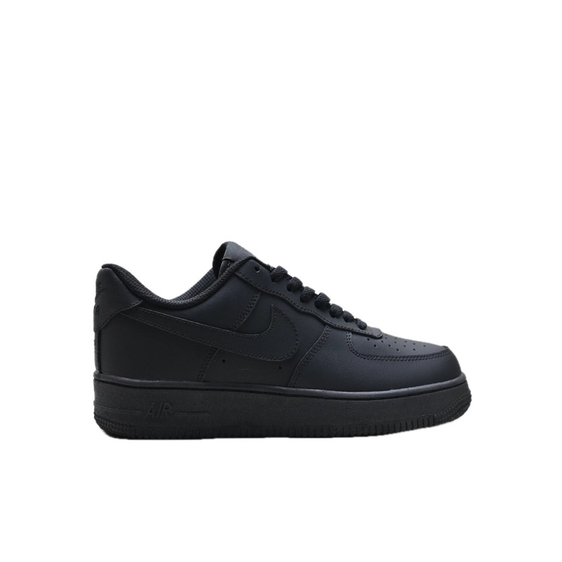 Nike Air Force 1 black trendy sneakers
