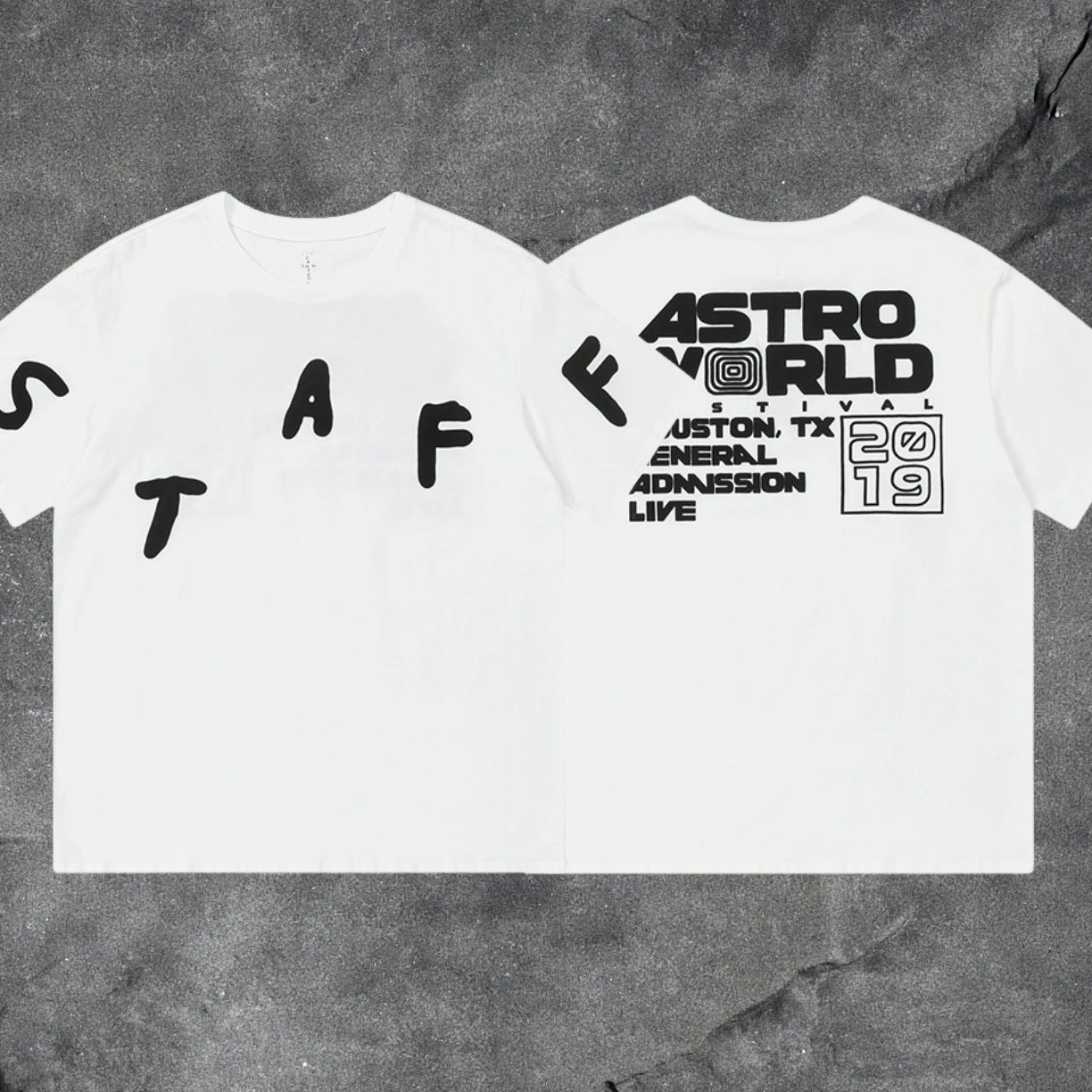 Denim Tears White Graphic T-Shirt Layered Outfit