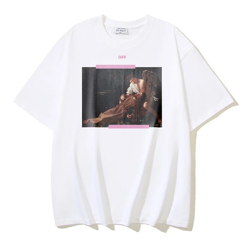 Thrasher Streetwear Flame logo T-shirt White Red Thrasher with Practical Shape