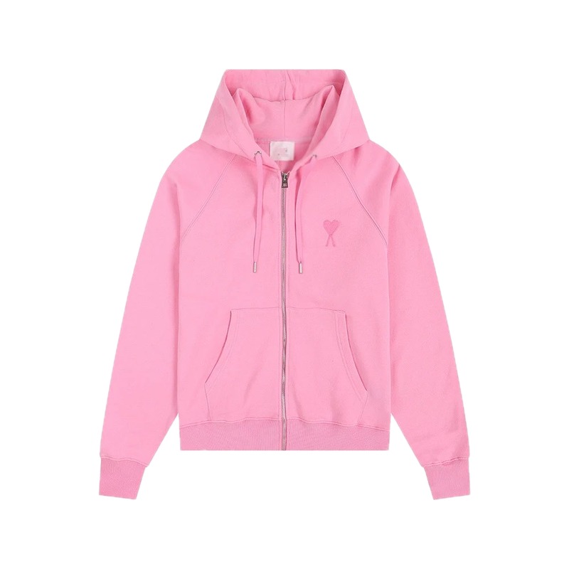 AMI Love Simple Style Pink Coat