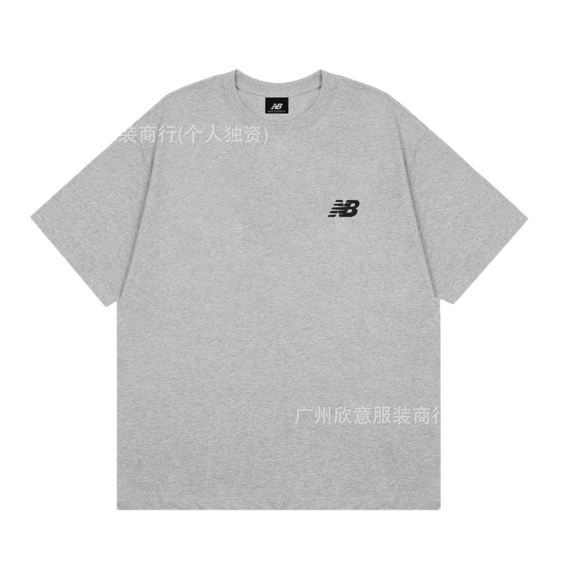 New Balance Classic Casual Style Grey T-Shirt
