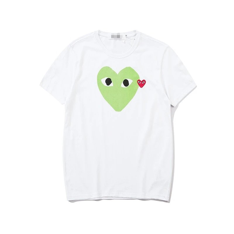 Comme des Garcons PLAY 2023-03 Green Style 2303 Heart Logo T-Shirt Airport Outfit