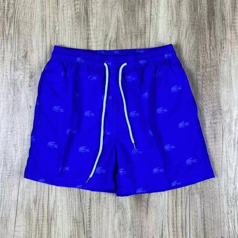 Lacoste Patterned Swim shorts Navy Drawstring Subtle with Polished Detail