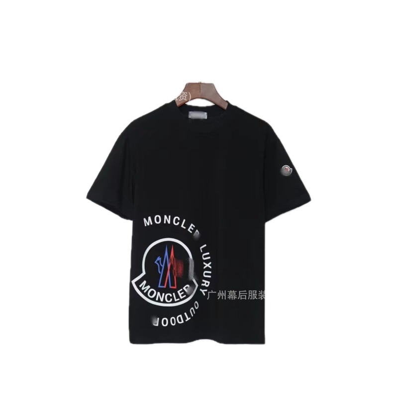 Moncler Outdoor Casual Style Black Short-sleeve T-shirt
