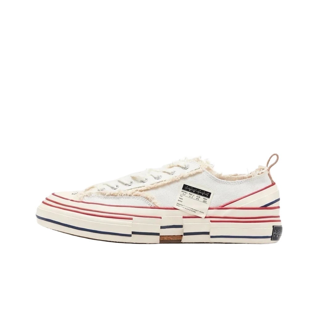 Xvessel Vulcanized Retro-style White Shoes