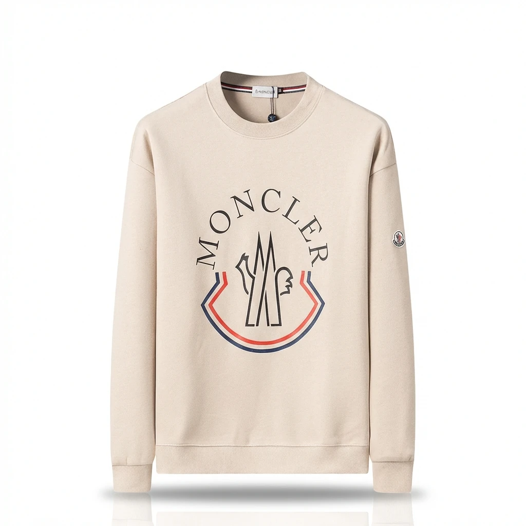 Moncler classic beige sweatshirt