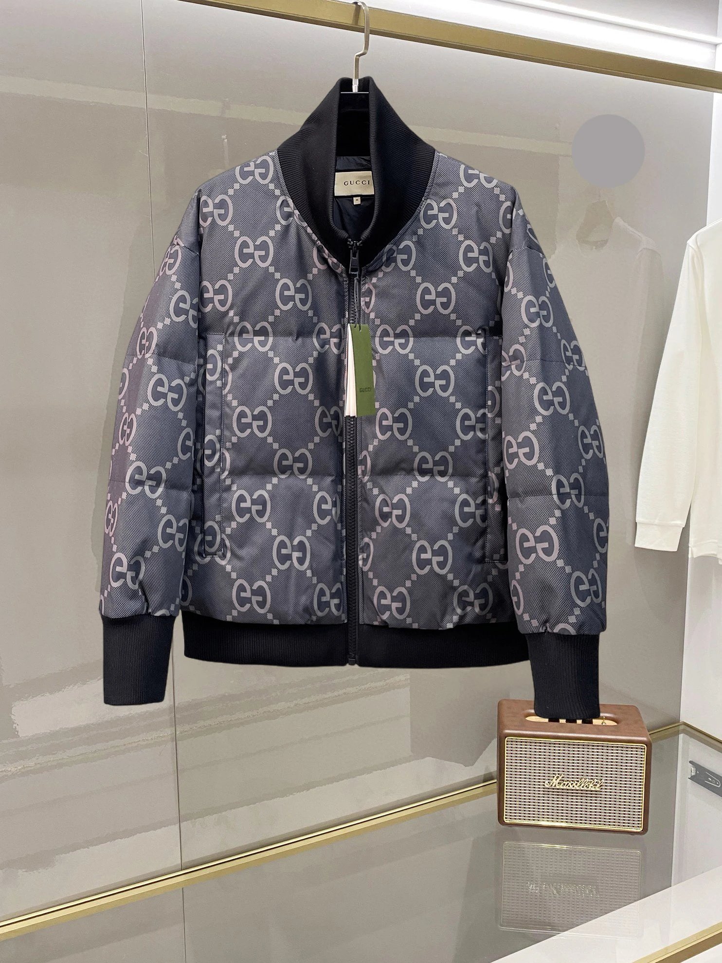Dior Black Oblique Puffer Jacket for Photo Ready Looks