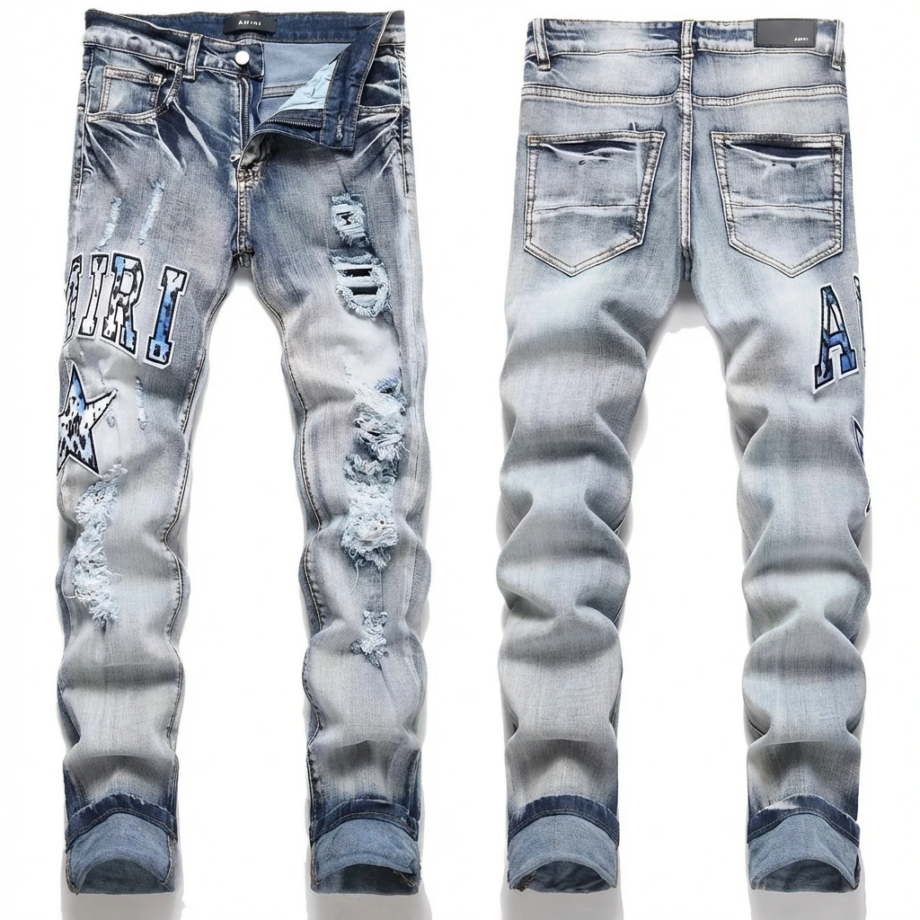 AMIRI Trendy Ripped Jeans