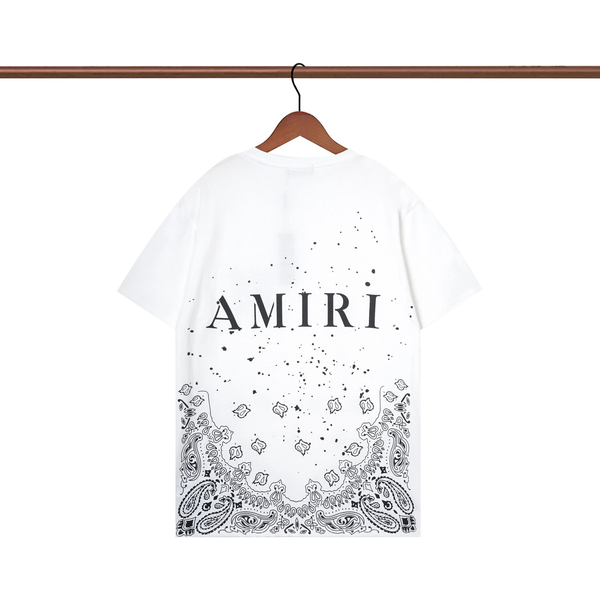 Amiri Gift Ready Graphic T-shirt White Blue Amiri with Standout Detail