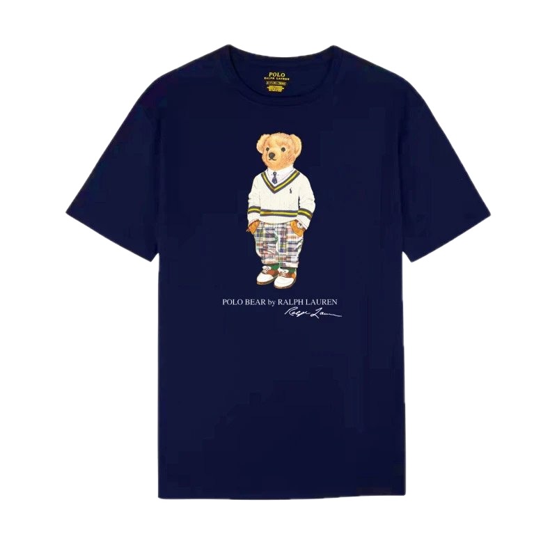 Ralph Lauren Bear Trend Brand Sapphire Blue T-shirt