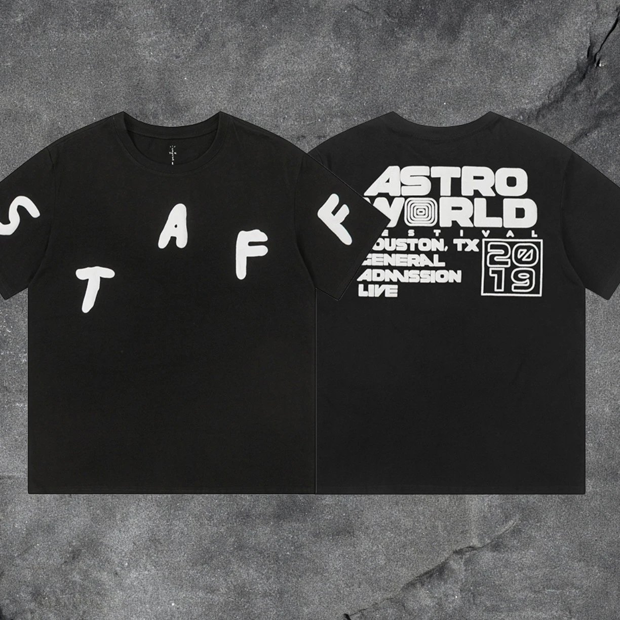 Denim Tears Black Graphic T-Shirt Summer Styling