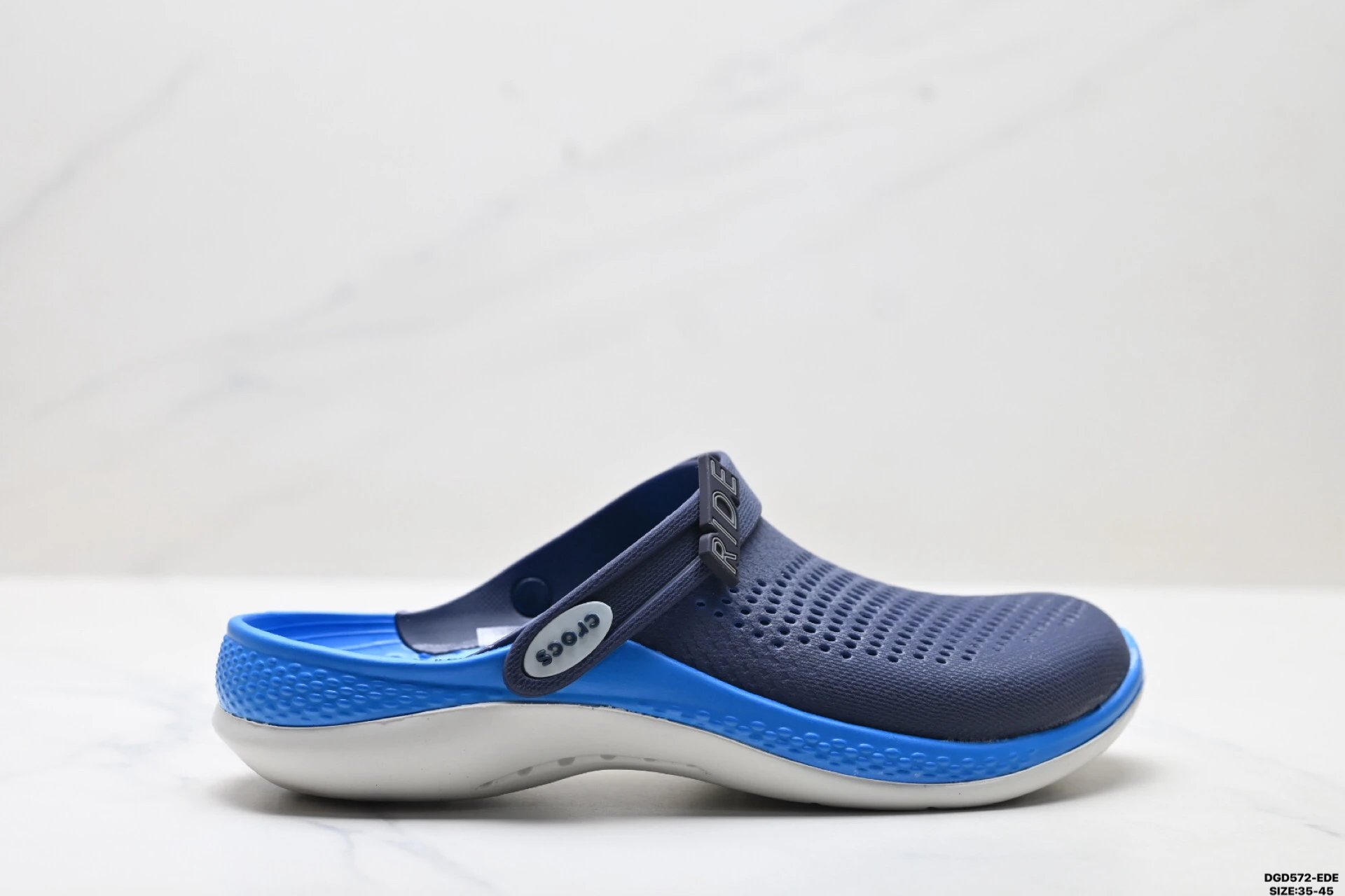Crocs Clogs Casual Style Blue and White
