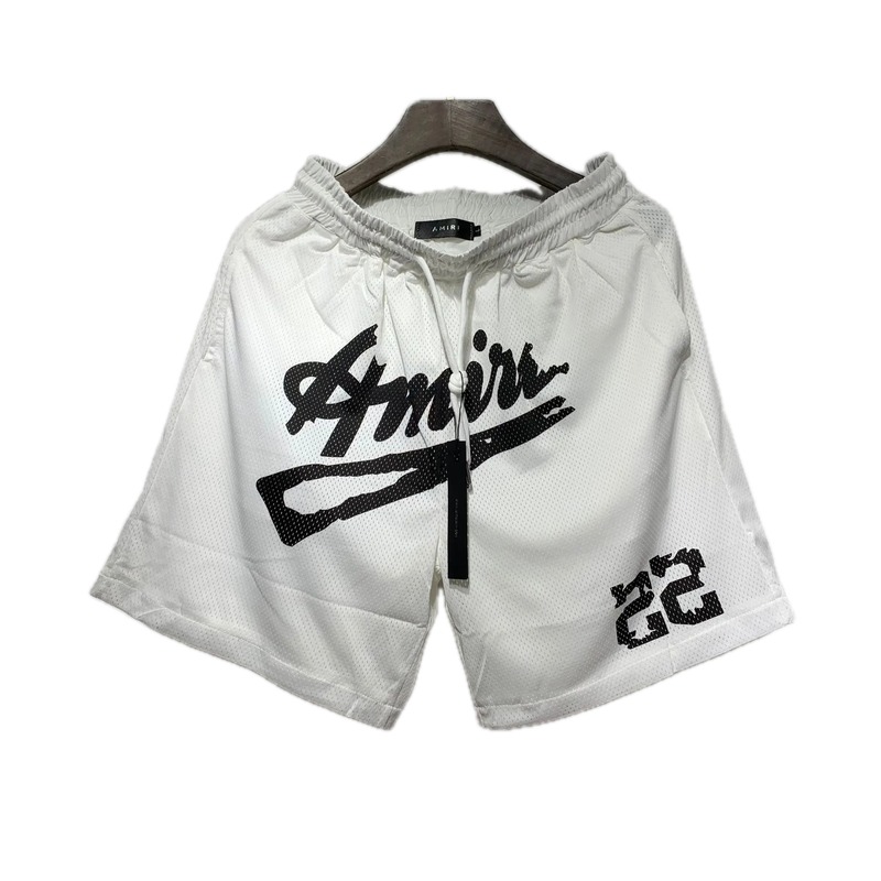 AMIRI Graffiti Street Style White Shorts