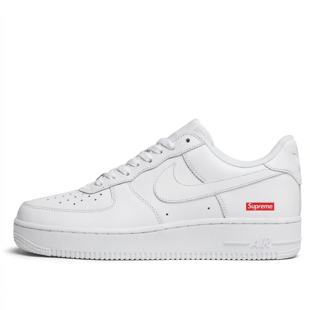 Nike Air Force 1 white trendy sneakers
