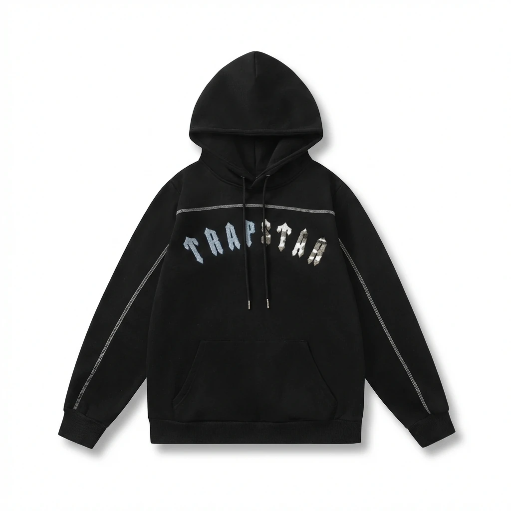 Trapstar Trendy Black Hoodie